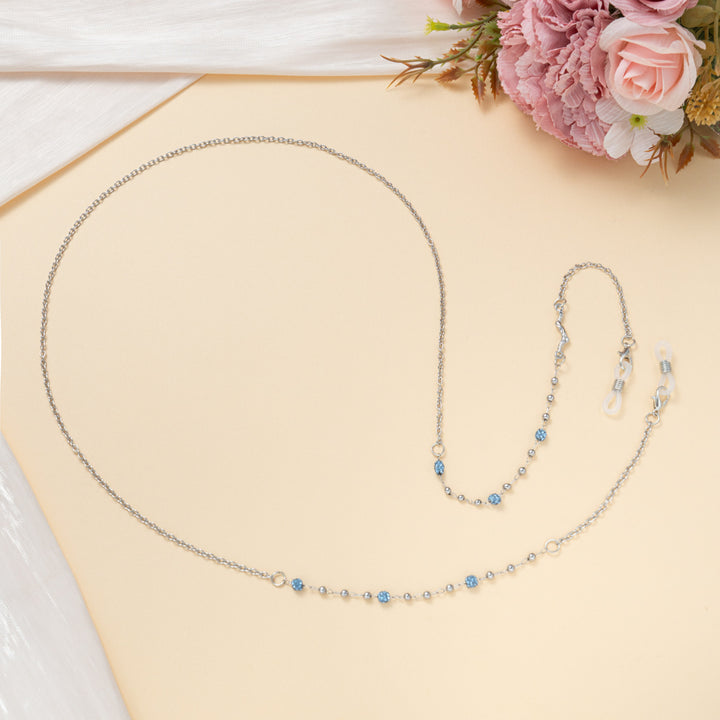 Chic Strass Brille Kette Karnz