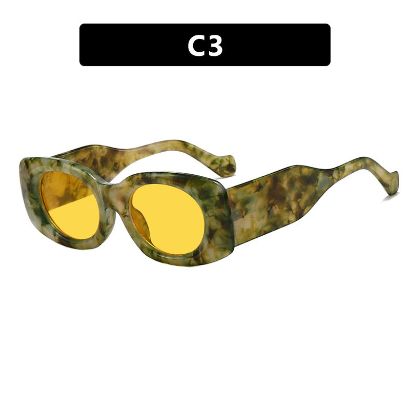 Damen trendige Sonnenbrille im auffälligen Retro-Design Karnz