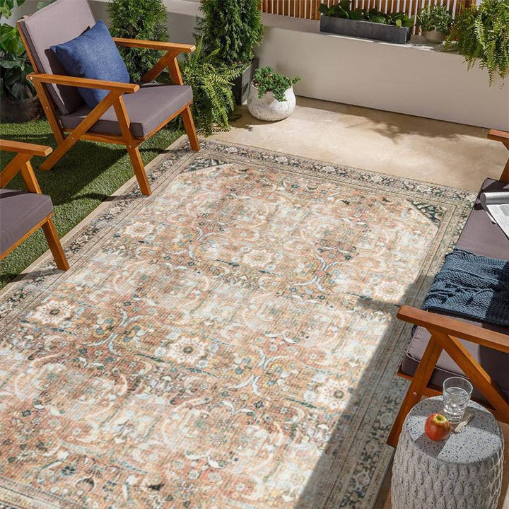 Geometrisches Muster Outdoor-Teppich
