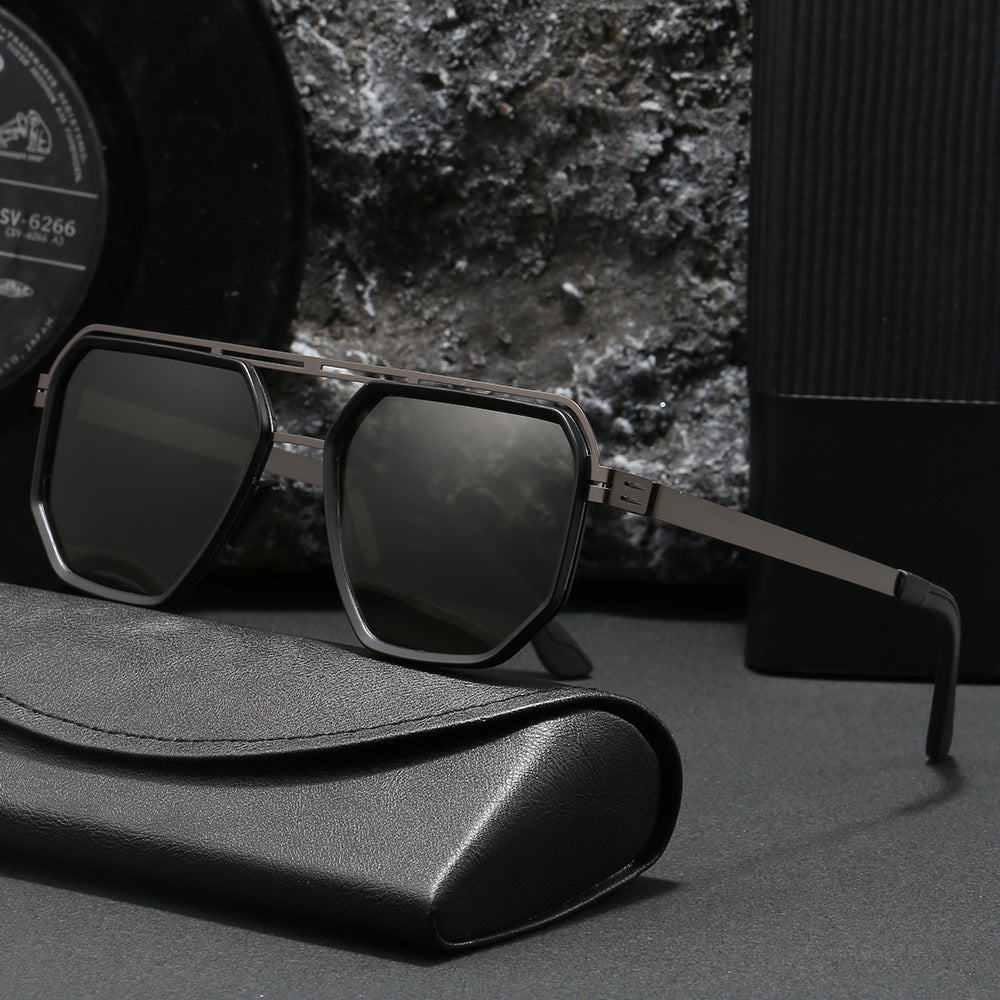Damen modische octagonale Sonnenbrille mit stilvollem Rahmen Karnz