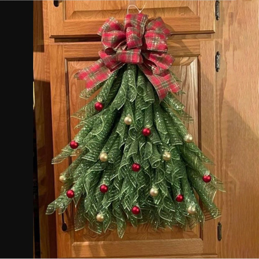 Festliche dekorative Weihnachtsbaum-Wandbehängung