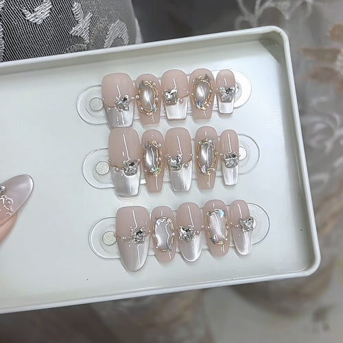 Elegante Gel Press-On Nagel Kollektion Karnz