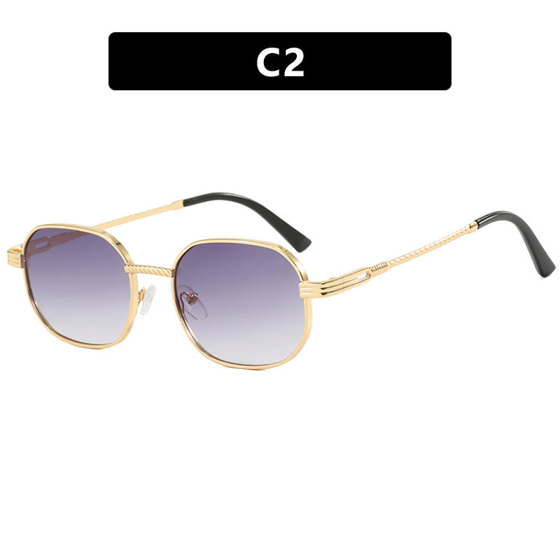 Damen quadratische Sonnenbrille mit Gradienteneffekt Karnz