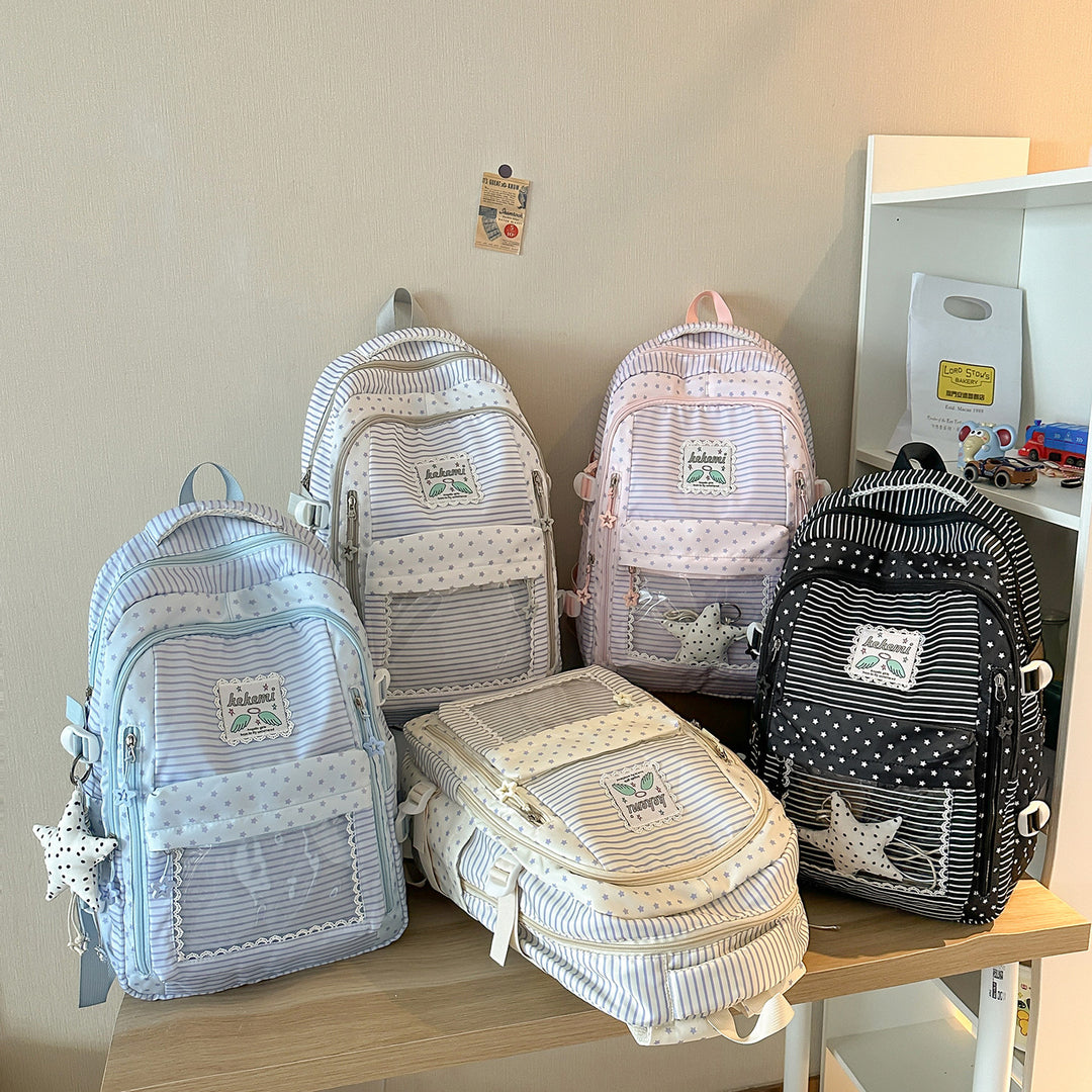 Niedlicher schulrucksack mit sternenmuster Karnz