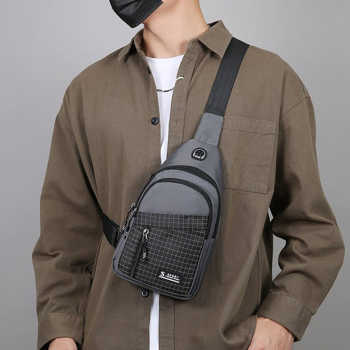 Kompakte Multi-Taschen Sport-Sling-Tasche