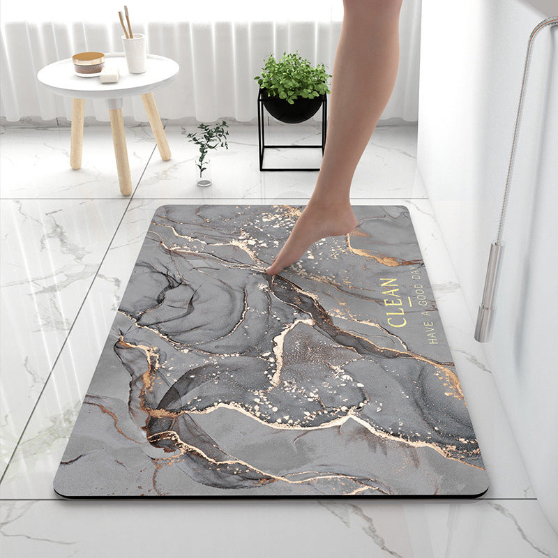 Stylische Marmor Design Badmatte Karnz