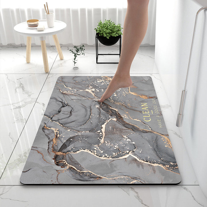 Stylische Marmor Design Badmatte Karnz