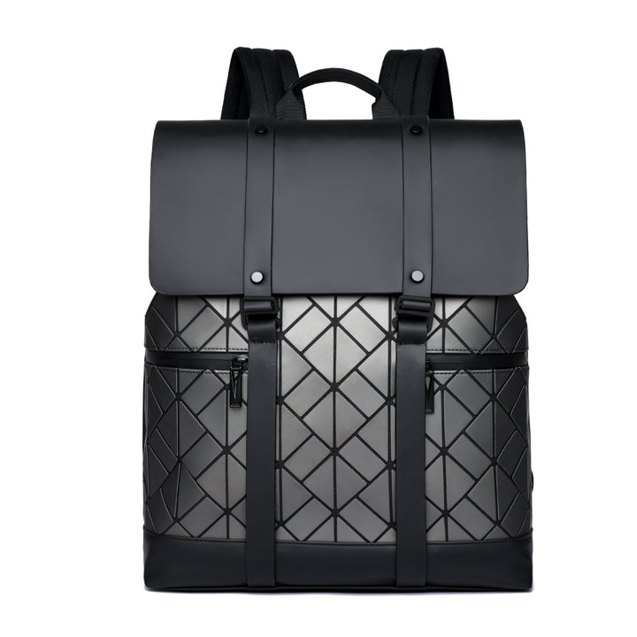 Geometrisches Muster Rolltop Rucksack Karnz