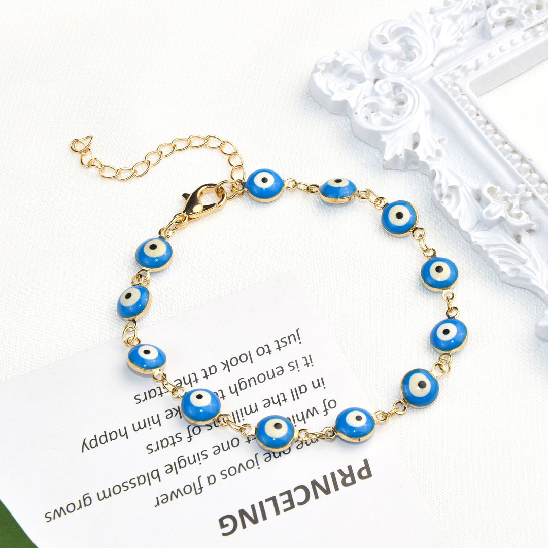 Bunte Augen Charm Brille Kette Karnz