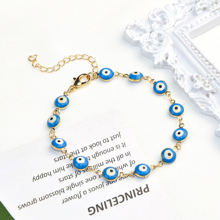 Bunte Augen Charm Brille Kette Karnz