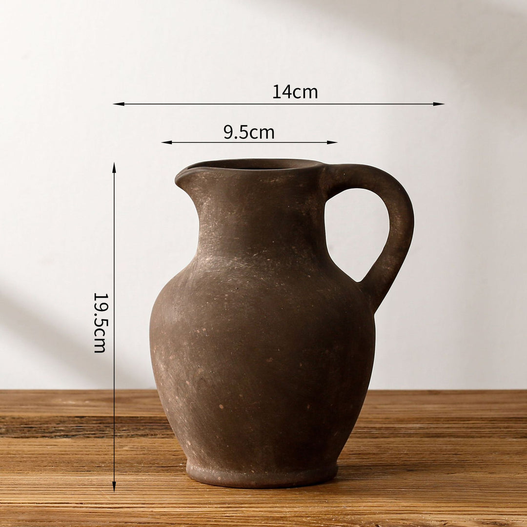 Elegante und Rustikale Keramikkaraffe Karnz
