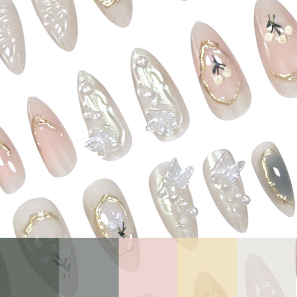 Elegante dekorative Gel-Nagelverzierung Karnz