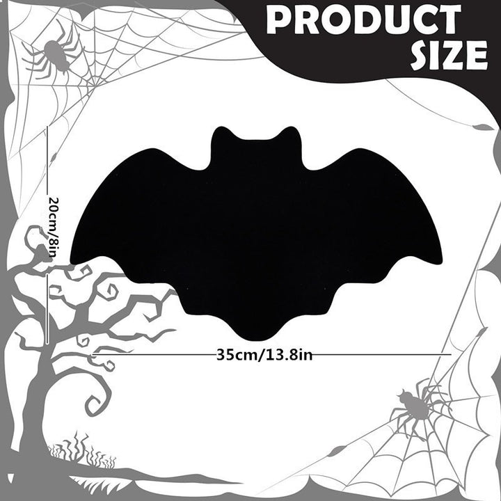 Detaillierter Vinyl-Fledermaus-Wandaufkleber für Halloween Dekoration