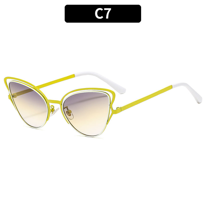 Winkelwinkel Schmetterlingsonnenbrille