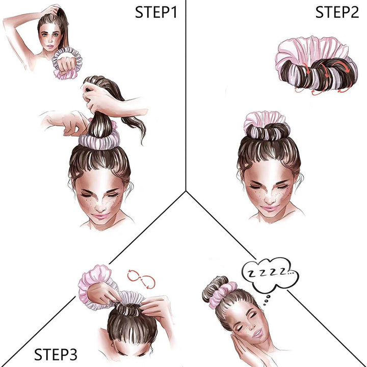 Satin Haar Scrunchie