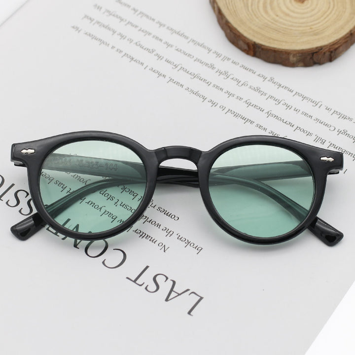 Damen Runde Sonnenbrille mit elegantem Design Karnz