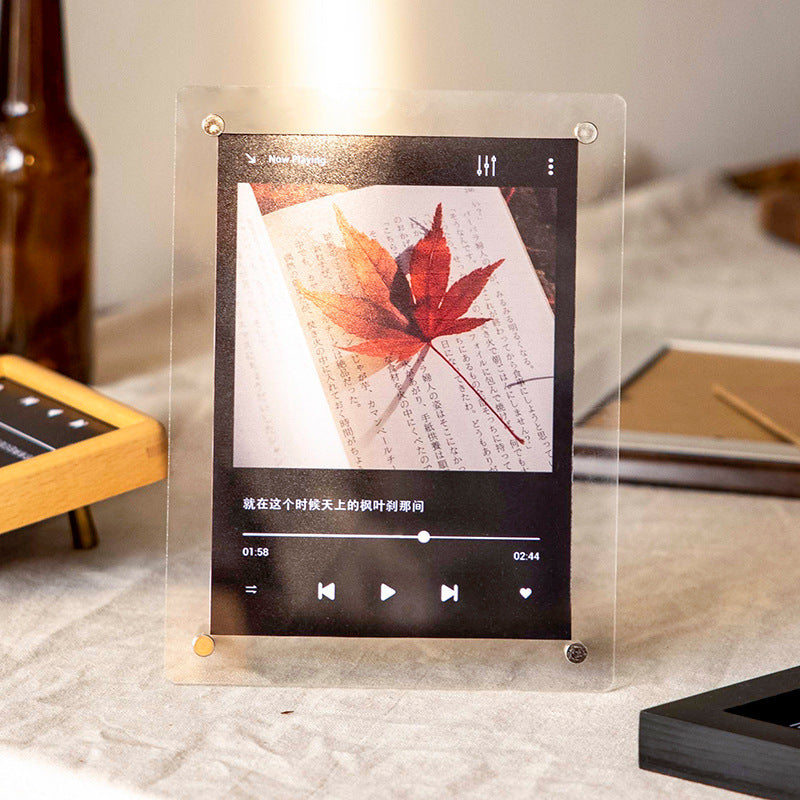 Eleganter Holz-Multimedia-Displayrahmen für Zuhause