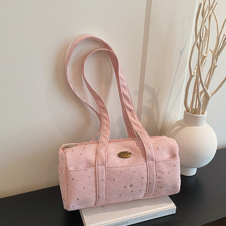 WoStylish Star-Beschmückte Schultertasche Karnz
