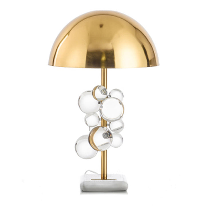 Künstlerische Tischlampe mit dekorativen Glas-Kugeln