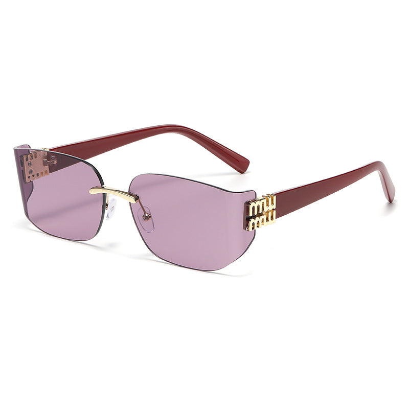 Stylische Eckige Sonnenbrille