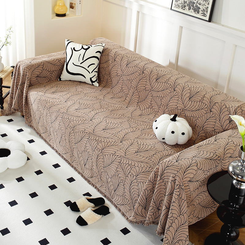 Gemütliche dekorative Fransen-Sofa-Wurfdecke