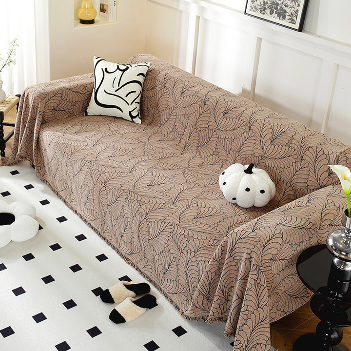Gemütliche dekorative Fransen-Sofa-Wurfdecke