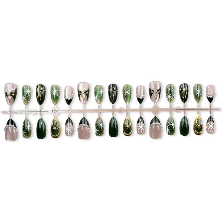 Künstlerisches Press-On Nagelkunst Design Kit
