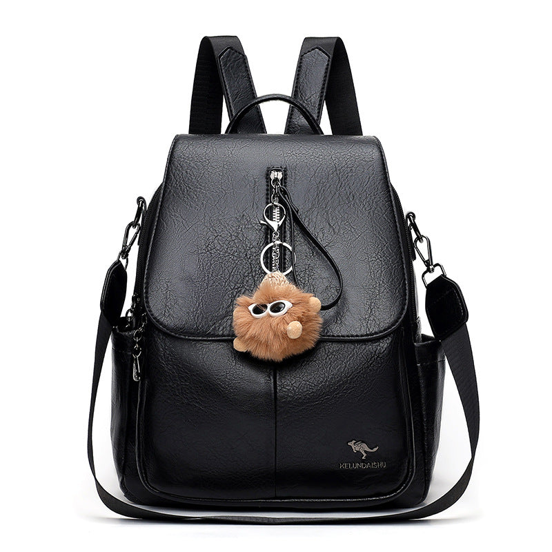 Stylischer Multifunktions-Leder-Rucksack Karnz