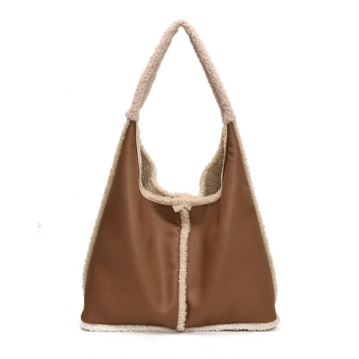 Faux-Leder Tote Bag