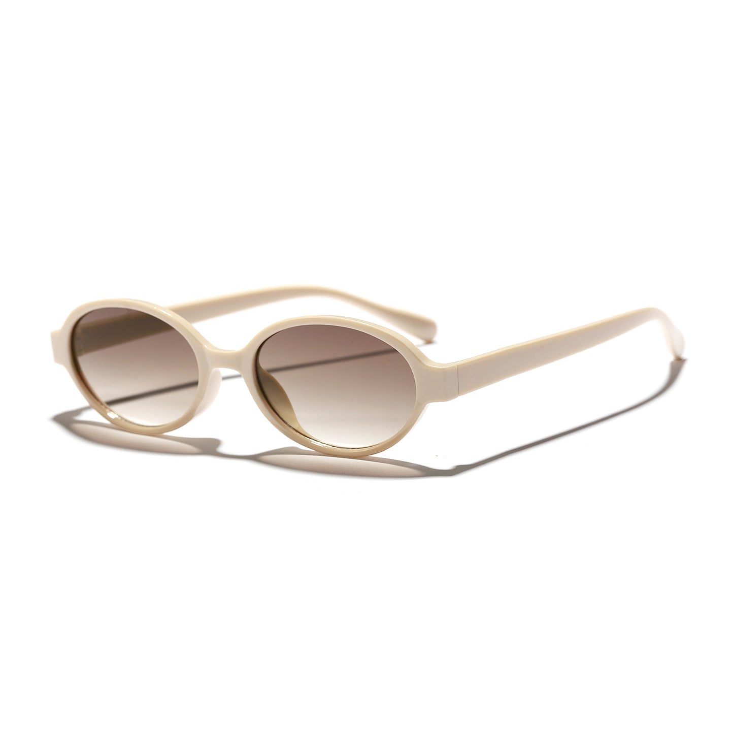 Damen modische ovalen Sonnenbrille mit tierischem Muster Karnz