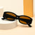 Damen moderne Sonnenbrille mit einzigartigem goldenem Rahmen Karnz
