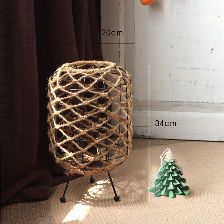 Dekorativer Korb mit Naturfaser-Design Karnz