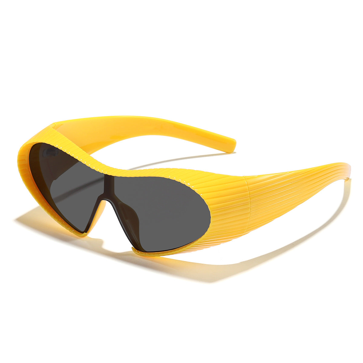 Damen trendy Sportsonnenbrille mit elastischem Rahmen Karnz