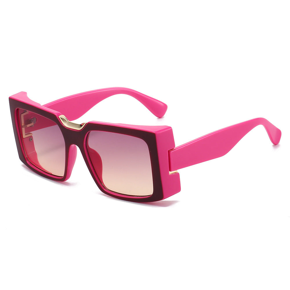 Damen Sonnenbrille im auffälligen geometrischen Design Karnz