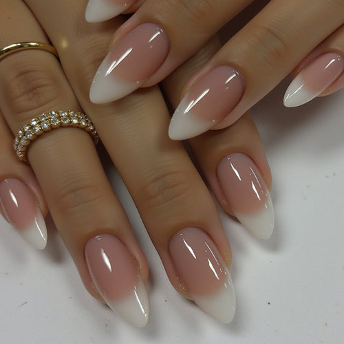 Elegant Ombre Kunstfingernägel Karnz