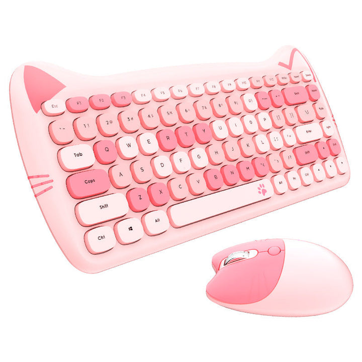 Niedliches Themen Drahtlos Tastatur und Maus Set Karnz