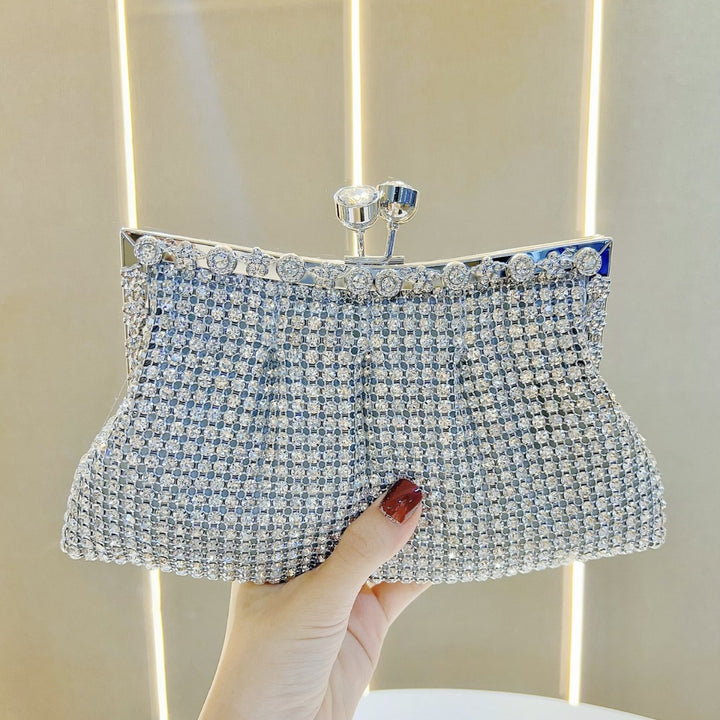 Glitzernde Kristall-Clutch