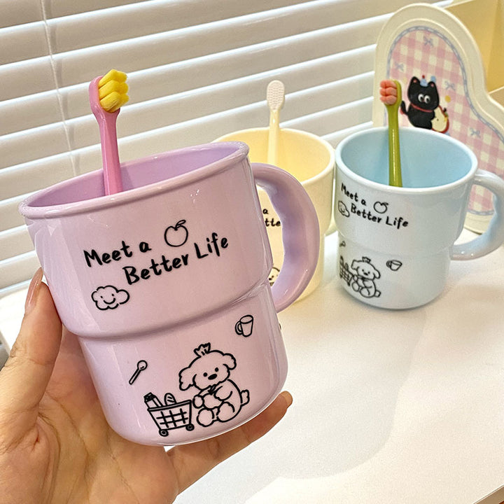 Keramiktasse mit Niedlichem Tiermotiv Karnz
