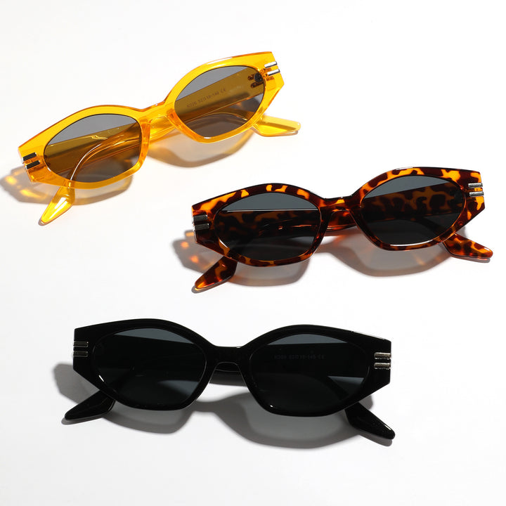 Damen geometrische Sonnenbrille im ikonischen Design Karnz