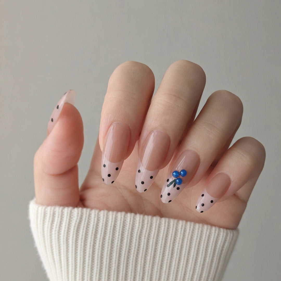 Chic Punkte Druck-Nagelspitzen Karnz