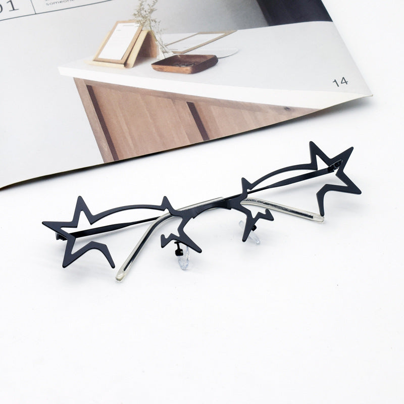 Künstlerische sternförmige Brille Karnz