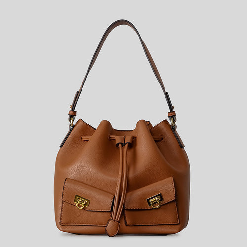 Leder Eimer Tasche