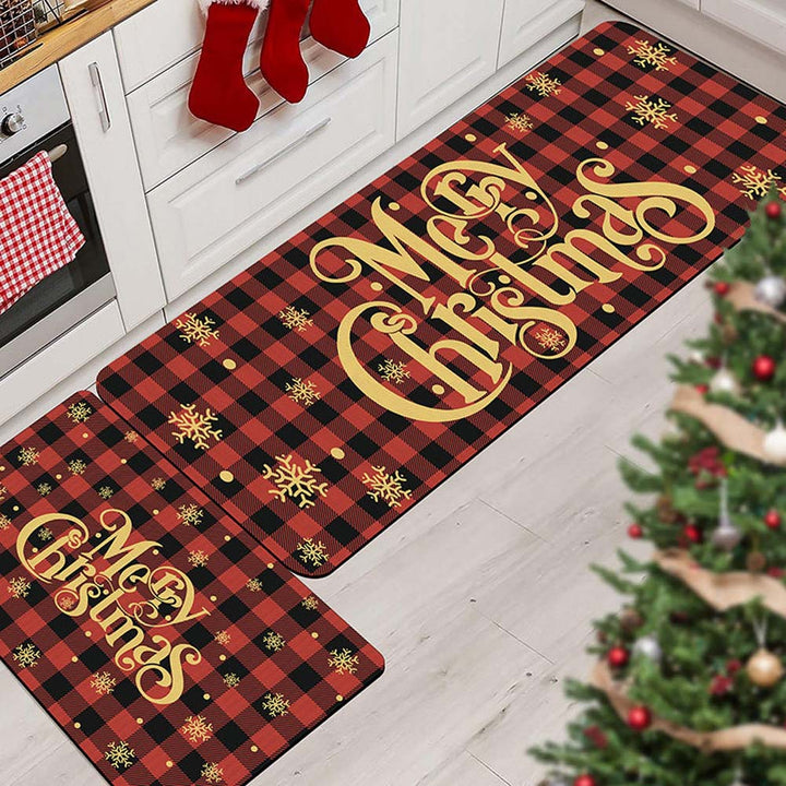 Weihnachts-Themen Küchenmatte Set