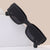 Damen modische quadratische Sonnenbrille mit luxuriösen Rahmenakzenten Karnz