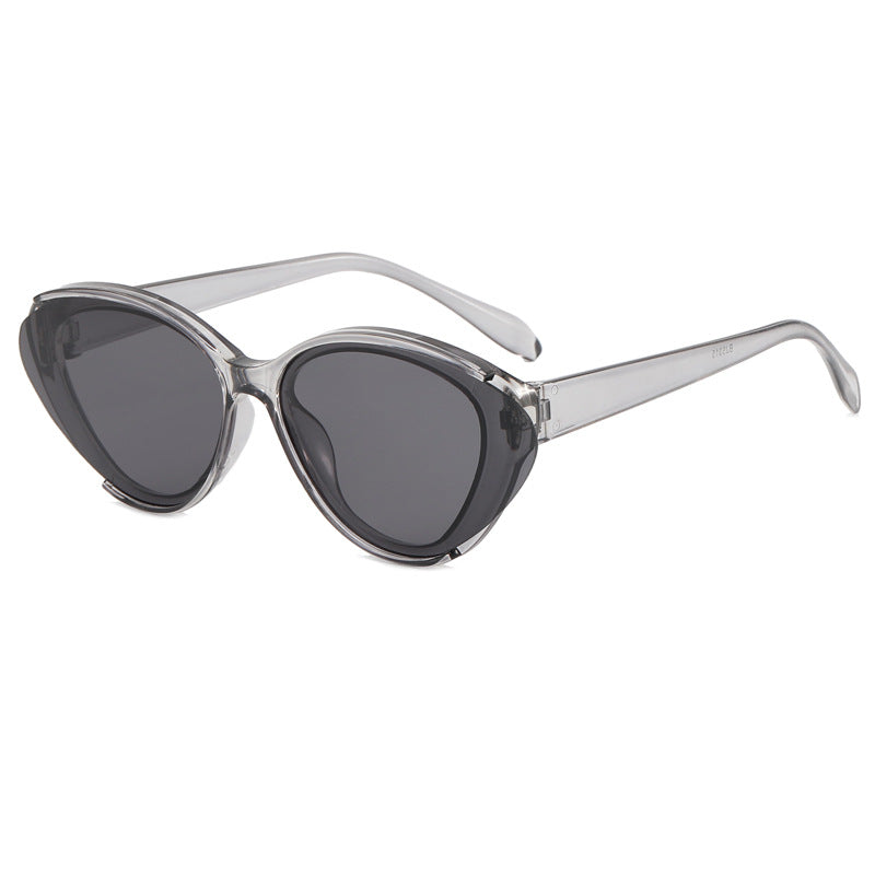 Damen Oversized Sonnenbrille mit Farbverlauf Karnz