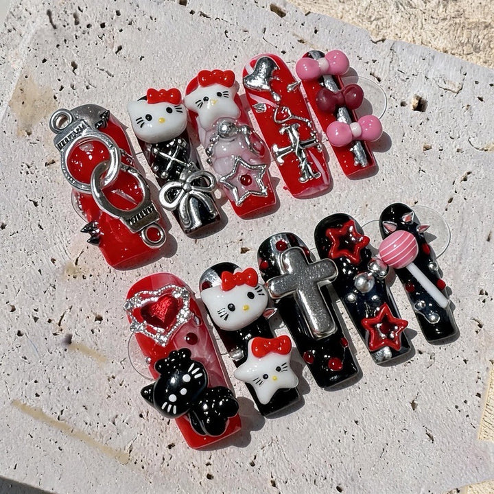Einzigartiges thematisches dekoratives Nail Art Set