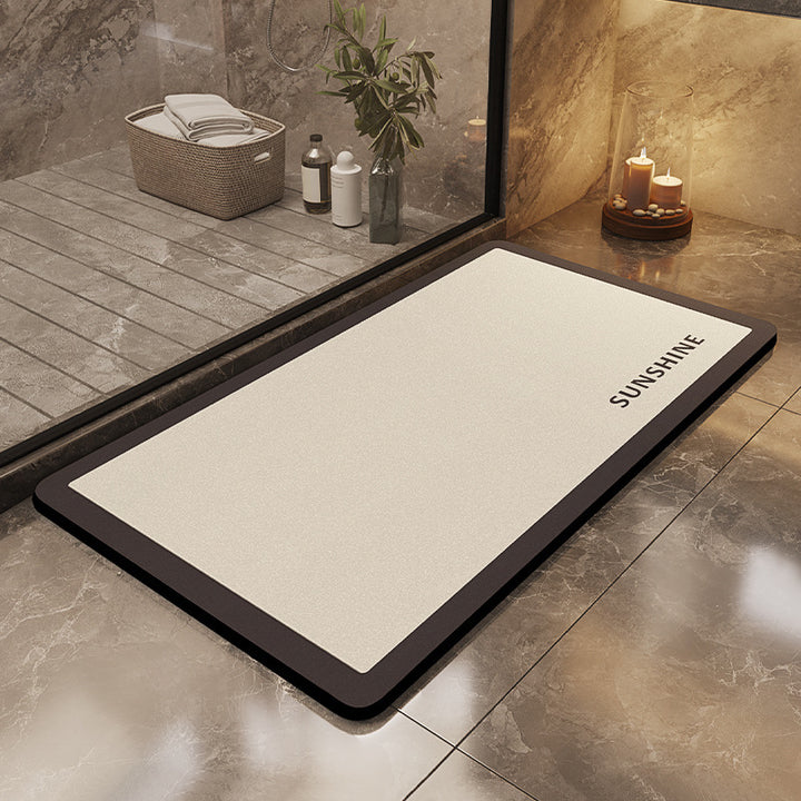 Moderne geometrische Badmatte