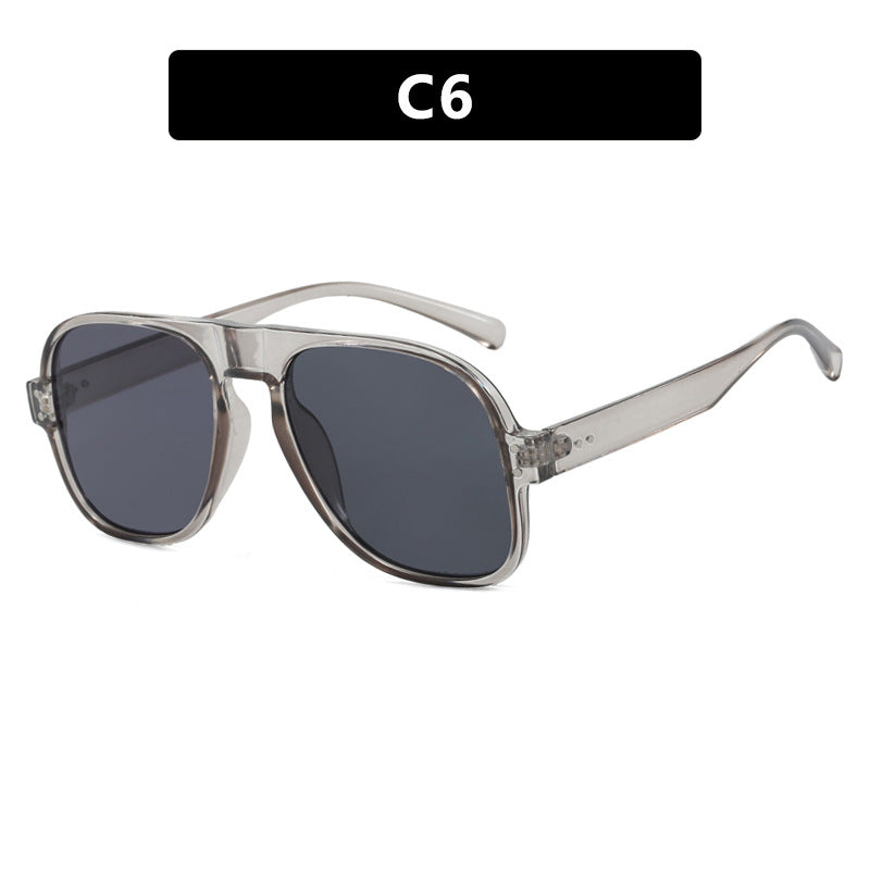 Damen modische quadratische Sonnenbrille mit robustem, UV-Schutz Karnz