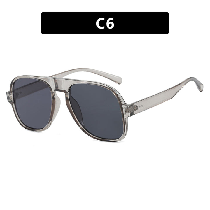 Damen modische quadratische Sonnenbrille mit robustem, UV-Schutz Karnz