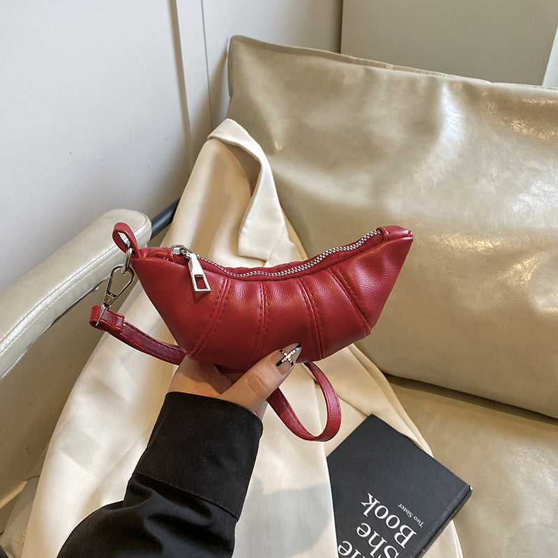 Texturiertes Mini Crossbody Täschchen Karnz